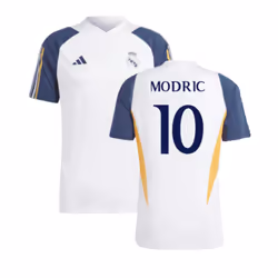 2023-2024 Real Madrid Training Shirt (White) (Modric 10) - 3XL