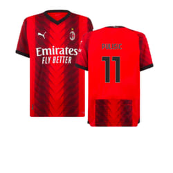 2023-2024 AC Milan Home Authentic Shirt (Pulisic 11) - XL