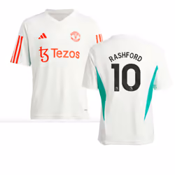 2023-2024 Man Utd Training Jersey (White) - Kids (Rashford 10) - XXL