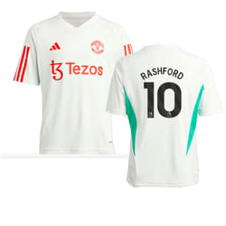 2023-2024 Man Utd Training Jersey (White) - Kids (Rashford 10) - XXL