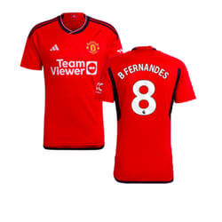 2023-2024 Man Utd Home Shirt (B Fernandes 8) - XS