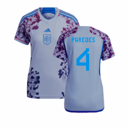 2023-2024 Spain Authentic Away Jersey - Ladies (Paredes 4) - XS
