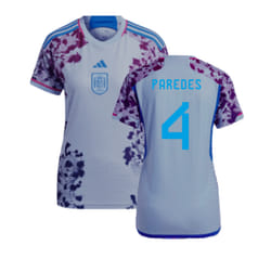 2023-2024 Spain Authentic Away Jersey - Ladies (Paredes 4) - XS