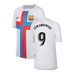 2022-2023 Barcelona Third Shirt (Kids) (LEWANDOWSKI 9) - SB