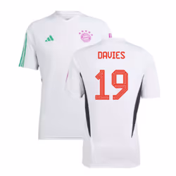 2023-2024 Bayern Munich Training Shirt (White) (Davies 19) - XXL