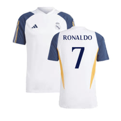 2023-2024 Real Madrid Training Shirt (White) (Ronaldo 7) - 3XL