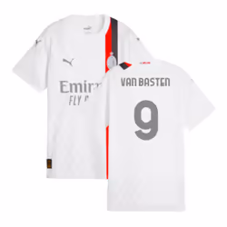 2023-2024 AC Milan Away Shirt (Ladies) (Van Basten 9) - XS