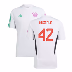 2023-2024 Bayern Munich Training Shirt (White) (Musiala 42) - XXL