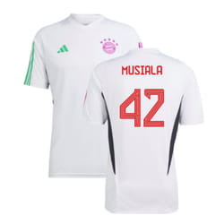 2023-2024 Bayern Munich Training Shirt (White) (Musiala 42) - XXL