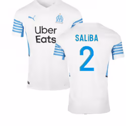 2021-2022 Marseille Home Shirt (SALIBA 2) - XXL