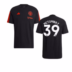 2023-2024 Man Utd Training Tee (Black) (McTominay 39) - XXL