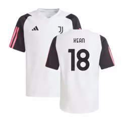 2023-2024 Juventus Training Shirt (White) - Kids (KEAN 18) - MB