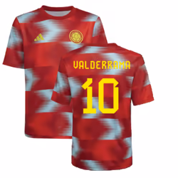 2022-2023 Colombia Pre-Match Shirt (Kids) (VALDERRAMA 10) - SB