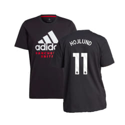 2023-2024 Man Utd DNA Graphic Tee (Black) (Hojlund 11) - L