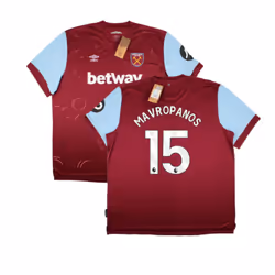 2023-2024 West Ham United Home Shirt (Mavropanos 15) - XL