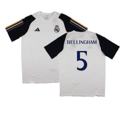 2023-2024 Real Madrid Core Tee (White) (Bellingham 5) - XXL