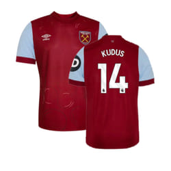 2023-2024 West Ham Home Shirt (Kids) (Kudus 14) - XLB