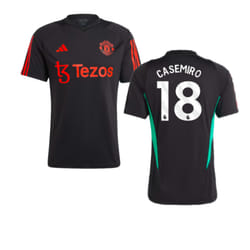 2023-2024 Man Utd Training Jersey (Black) (Casemiro 18) - XL