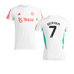 2023-2024 Man Utd Training Jersey (White) - Ladies (Beckham 7) - M