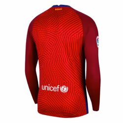 2020-2021 Barcelona Away Goalkeeper Shirt (Red) - Kids (Ter Stegen 1) - SB