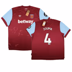 2023-2024 West Ham United Home Shirt (ZOUMA 4) - XL