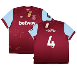 2023-2024 West Ham United Home Shirt (ZOUMA 4) - XL