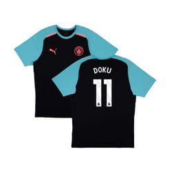 2023-2024 Man City Casuals Tee (Navy) (Doku 11) - L