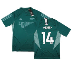 2023-2024 Arsenal EU Training Jersey (Rich Green) (Henry 14) - 3XL