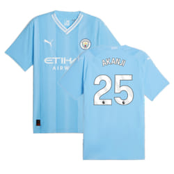 2023-2024 Man City Authentic Home Shirt (AKANJI 25) - XL