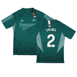 2023-2024 Arsenal EU Training Jersey (Rich Green) (Saliba 2) - 3XL