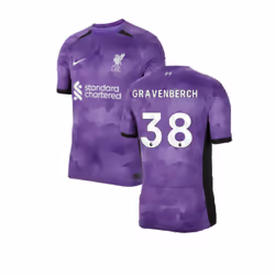2023-2024 Liverpool Third Shirt (Gravenberch 38) - XL
