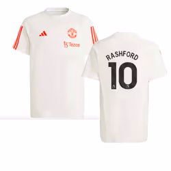 2023-2024 Man Utd Training Tee (White) - Kids (Rashford 10) - XXL