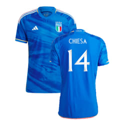 2023-2024 Italy Authentic Home Shirt (CHIESA 14) - S