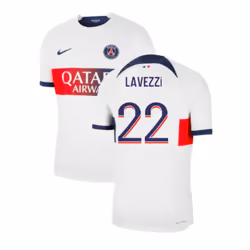 2023-2024 PSG Away Shirt (Lavezzi 22) - XS