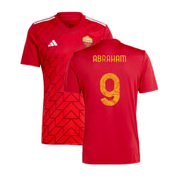 2023-2024 Roma Icon Pre-Match Shirt (Red) (ABRAHAM 9) - 3XL