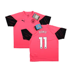 2023-2024 Man City Training Jersey (Sunset Glow) - Kids (Doku 11) - XXLB