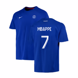 2022-2023 PSG CL Training Shirt (Blue) (MBAPPE 7) - M
