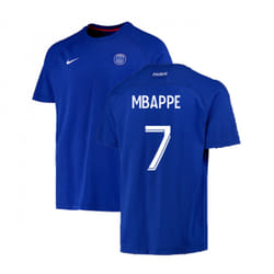 2022-2023 PSG CL Training Shirt (Blue) (MBAPPE 7) - M