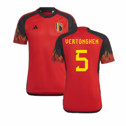 2022-2023 Belgium Home Shirt (Vertonghen 5) - S