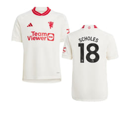2023-2024 Man Utd Third Shirt (Kids) (Scholes 18) - SB