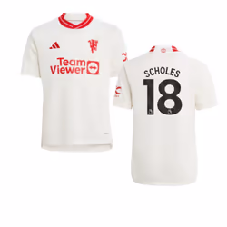 2023-2024 Man Utd Third Shirt (Kids) (Scholes 18) - LB