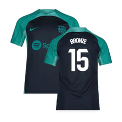 2023-2024 Barcelona Training Shirt (Thunder) - Kids (Bronze 15) - LB
