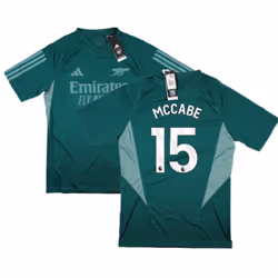 2023-2024 Arsenal EU Training Jersey (Rich Green) (McCabe 15) - 3XL