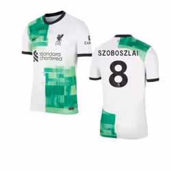 2023-2024 Liverpool Away Shirt (Szoboszlai 8) - L