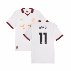 2023-2024 Man City Authentic Away Shirt (Doku 11) - M