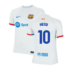 2023-2024 Barcelona Away Shirt (Kids) (Messi 10) - SB