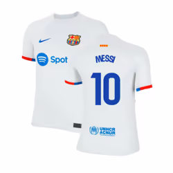 2023-2024 Barcelona Away Shirt (Kids) (Messi 10) - LB