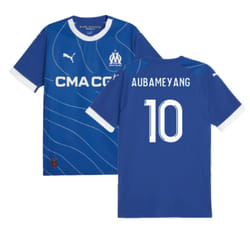 2023-2024 Marseille Away Shirt (Aubameyang 10) - S