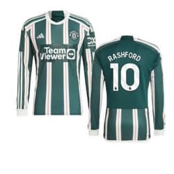 2023-2024 Man Utd Long Sleeve Away Shirt (Rashford 10) - 3XL