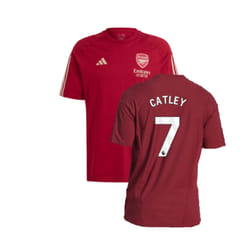 2023-2024 Arsenal Training Tee (Red) (Catley 7) - M
